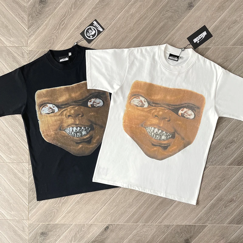 ハロウィンデザインの洗いざらしコットン半袖Tシャツ：デザイン性と実用性のバランスを実現