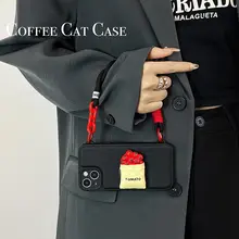 iPhone 15 Pro用 立体トマト型スタンドカバー【調節可能なストラップ・全周保護・防振】