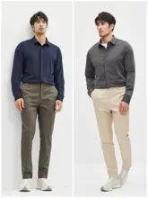 JSSD HOMME メンズ春用長袖ビジネスシャツ【通勤・カジュアル】
