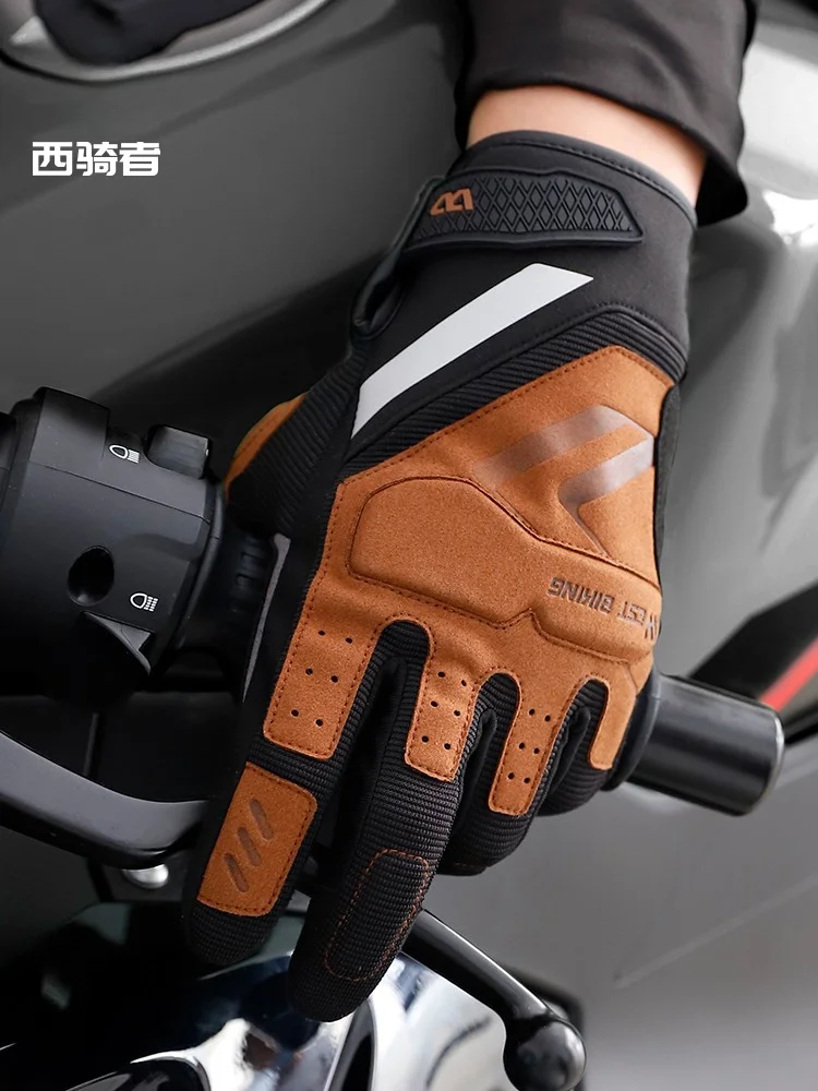 West Biking 春秋用バイクグローブは四季通用の長指設計で実用性を実現