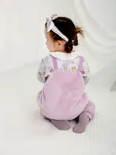 新生児用 背負いパンツ【秋冬用・ウサギファー・保温性・女の子用】