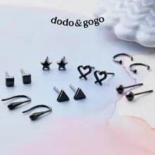 水滴デザインの陶器製イヤリング【シンプルでおしゃれ・耳に優しい】