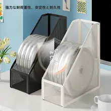 シンプルなデザインのデスク用ファイルスタンド【鉄製・A4対応・オーガナイザー】