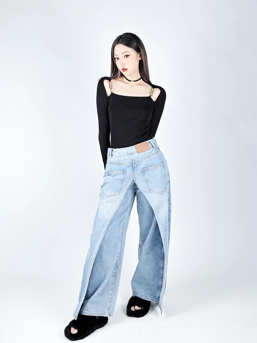 リバース古着とは？不規則デザインデニムパンツの特徴と実際の使い方