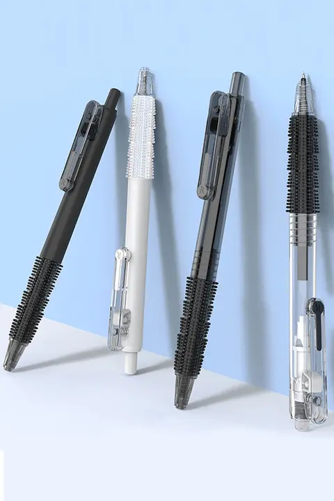 LePens 軽量大容量ボールペン【黒・0.5mm・速乾性・試験用・サインペン】