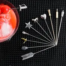 304ステンレス製 フルーツフォーク【マティーニスティック・カクテル用・オリーブピック】