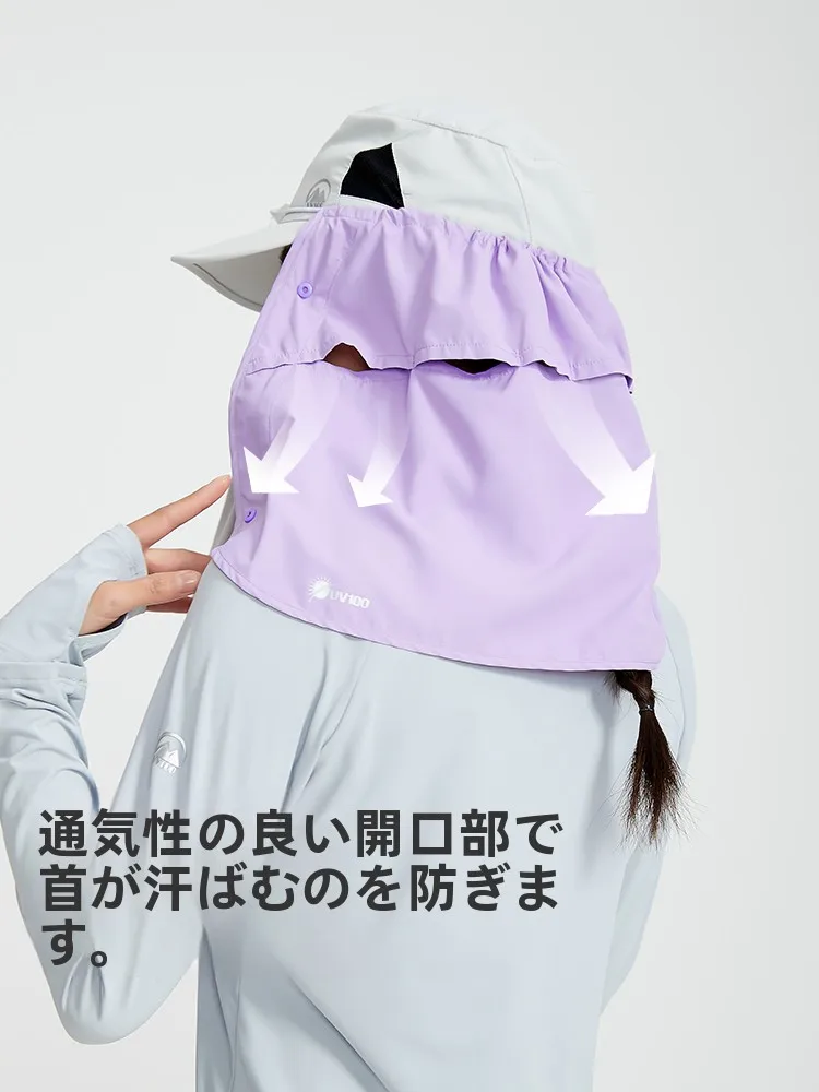 UVカット軽量透湿日焼け防止フェイスマスク：夏用ネックガード付きの実用性と効果