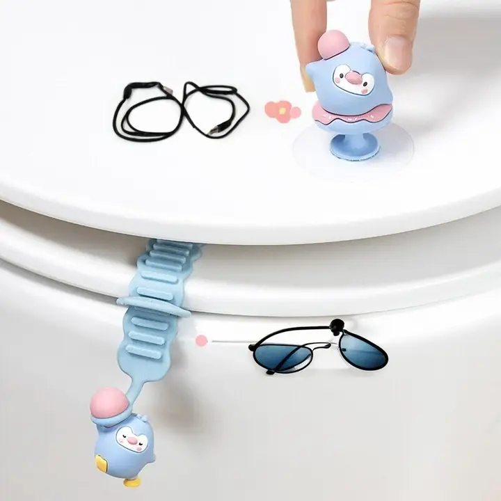 可愛いカートゥーン トイレ用便座リフトハンドル【衛生的・便利】