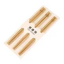 健康的な無漆無蜡の天然竹製訓練用短いお子様用箸【高温耐性・使いやすいデザイン】