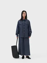 自由なコーディネート！デニムシャツ・ワイドパンツ・スカート（セットアップ対応）