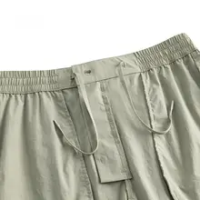 秋用冷感素材のメンズアウトドアショートパンツ【ストレート・ワイドフィット・作業用】