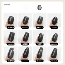 手染めグラデーションデザインの立体水彩ネイル【高品質パール仕上げ】（セットアップ対応）