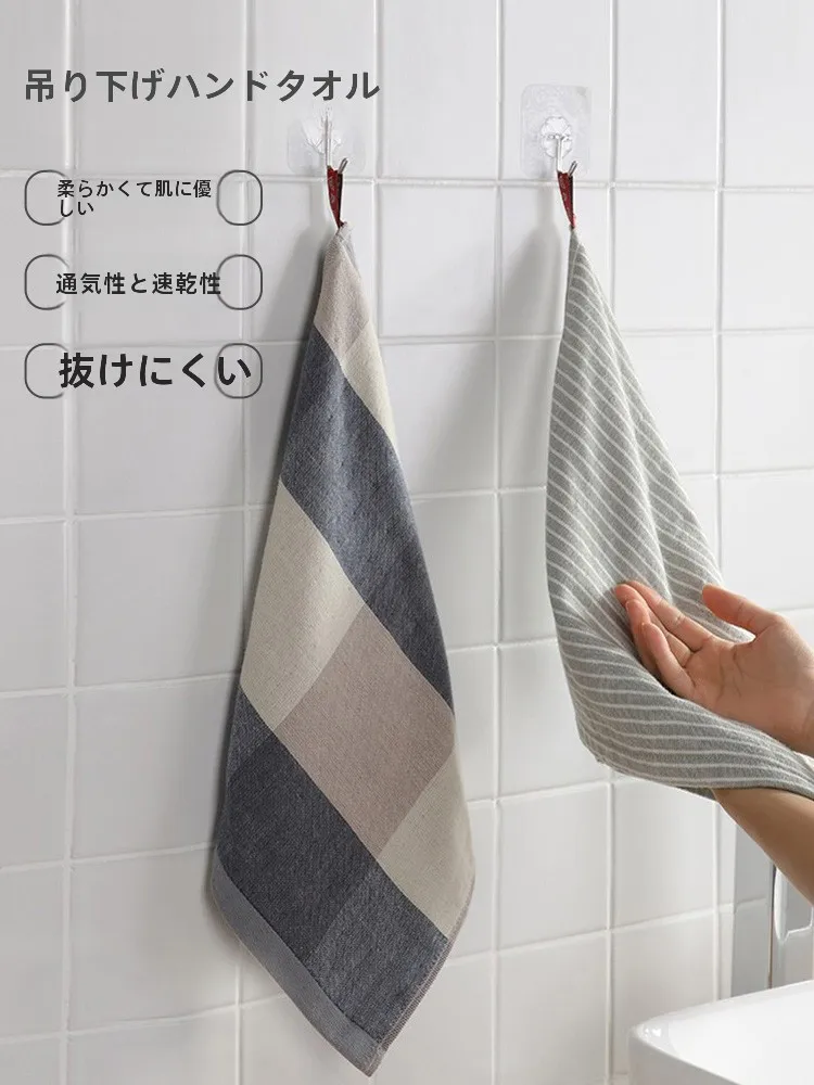 キッチンをスッキリ整理！収納グッズおすすめ - 強吸水コットンタオルの吊り下げ式設計
