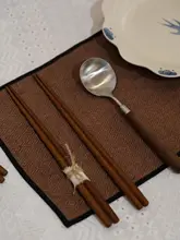 天然の鉄木製 防滑箸【清漆仕上げ・抗菌・防カビ】
