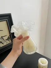 フレンチレース小 スカート ガラス 花瓶