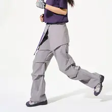 BODACHEL UVカット機能付き！女性用アウトドア速乾パンツ【ゆったりシルエット・ロング丈・登山・ハイキング用】