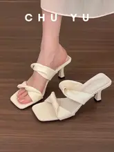 優雅なデザインの細ヒールオープントゥサンダル【極上の柔らかさ・夏用】