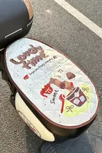 電動バイク用シートカバー【防水・UVカット・夏用・クッション性あり】