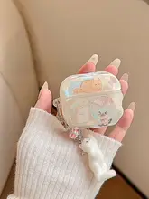星柄の猫デザインのAirPods保護ケース【カジュアルスタイル・猫好き必見】
