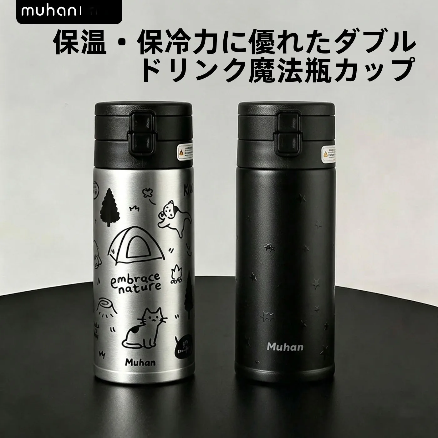 保冷水筒子供用：沐韩1561891 450ml 201・304・316不锈钢大容量水筒の実用性と使い方