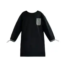 通気性のある薄手長袖エプロン【ユニセックス・日本風・キッチン用・作業服】