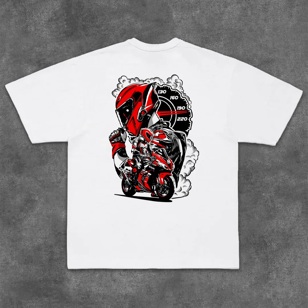 バイクストリートでどんなTシャツがおすすめ？川崎のデザインがインスピレーションになるオーバーサイズ半袖Tシャツの選び方