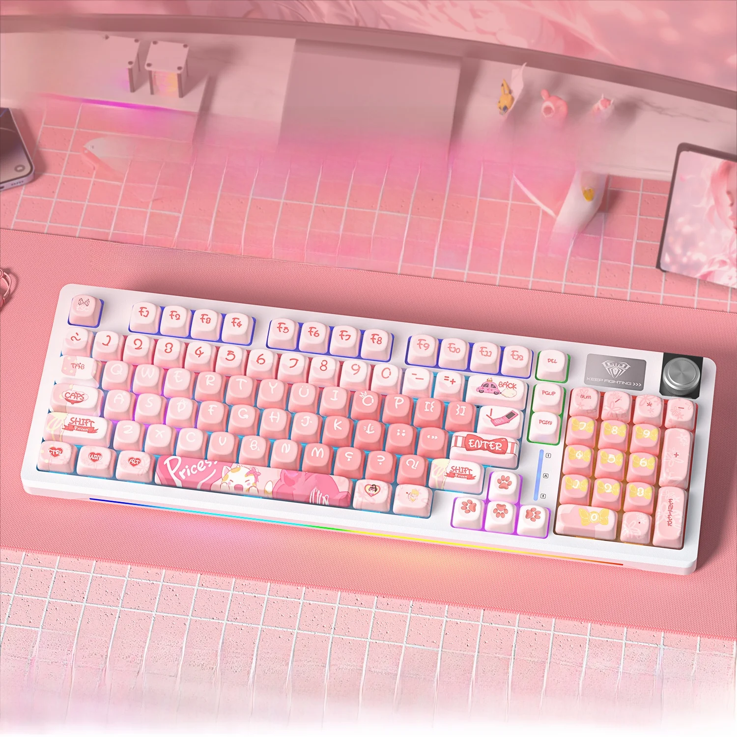 ワイヤレスマウス トラックボール おすすめモデル：AULA/狼蛛S98 セットアップ対応ワイヤレスキーボード＆マウス