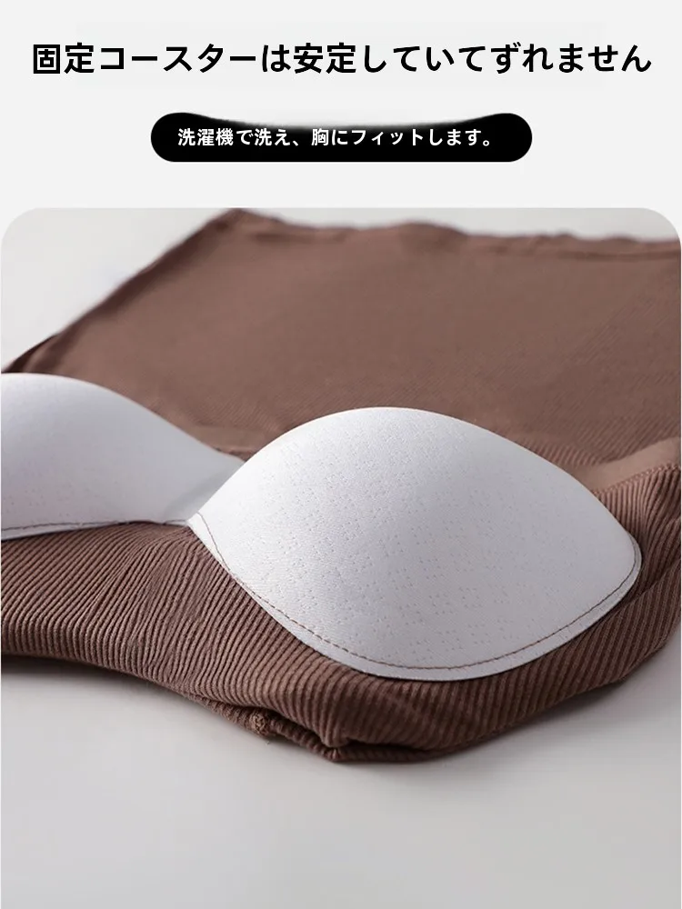 胸パッド付き広肩ストラップニットキャミソール：ナイトブラおすすめの育乳機能とサイズ選定ガイド