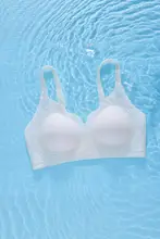 夏用 肌触りの良いノンワイヤーブラジャー【透け防止・通気性・ソフトサポート】
