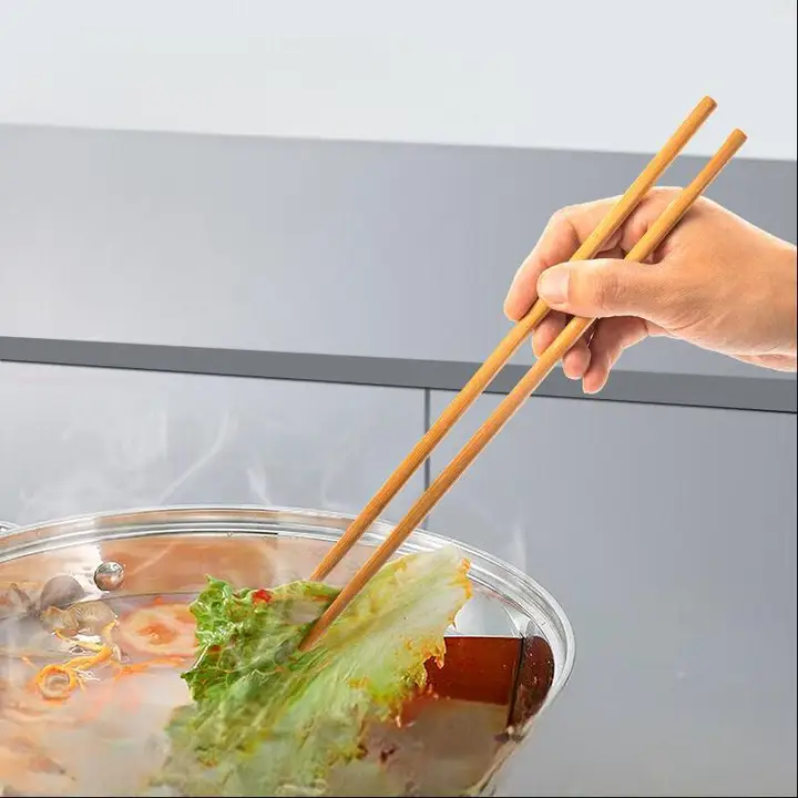 耐熱性の長柄バンブースティック【火鍋・揚げ物用・食洗器対応】