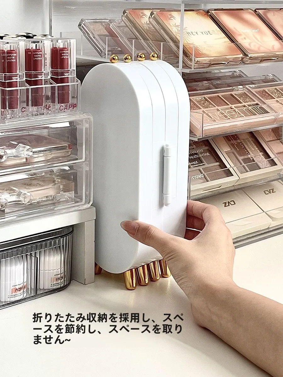 アクセサリー収納見せないための折りたたみジュエリーボックスの実用性と設計原理