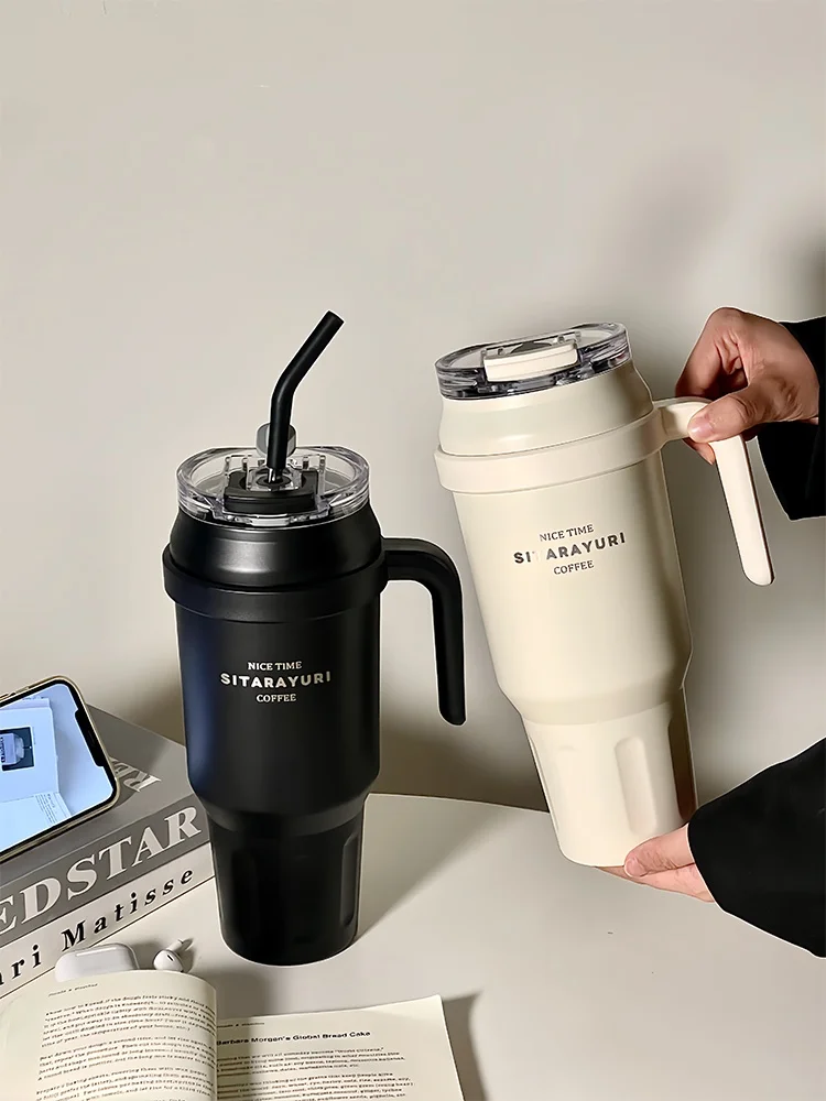 ステンレス製保温保冷マグカップDD0019：1400ml大容量で6時間以上の保温性能を実現