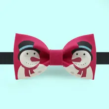 ユニークな印刷デザインのフォーマル蝶ネクタイ【結婚式・クリスマス飾り用】