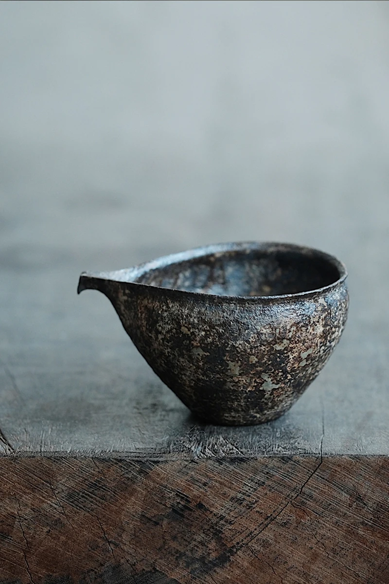 中華風 陶泥製 茶杯【赤貧シリーズ・均一デザイン】