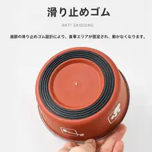 ステンレス製ペット用フードボウル【滑り止め機能・犬猫兼用】