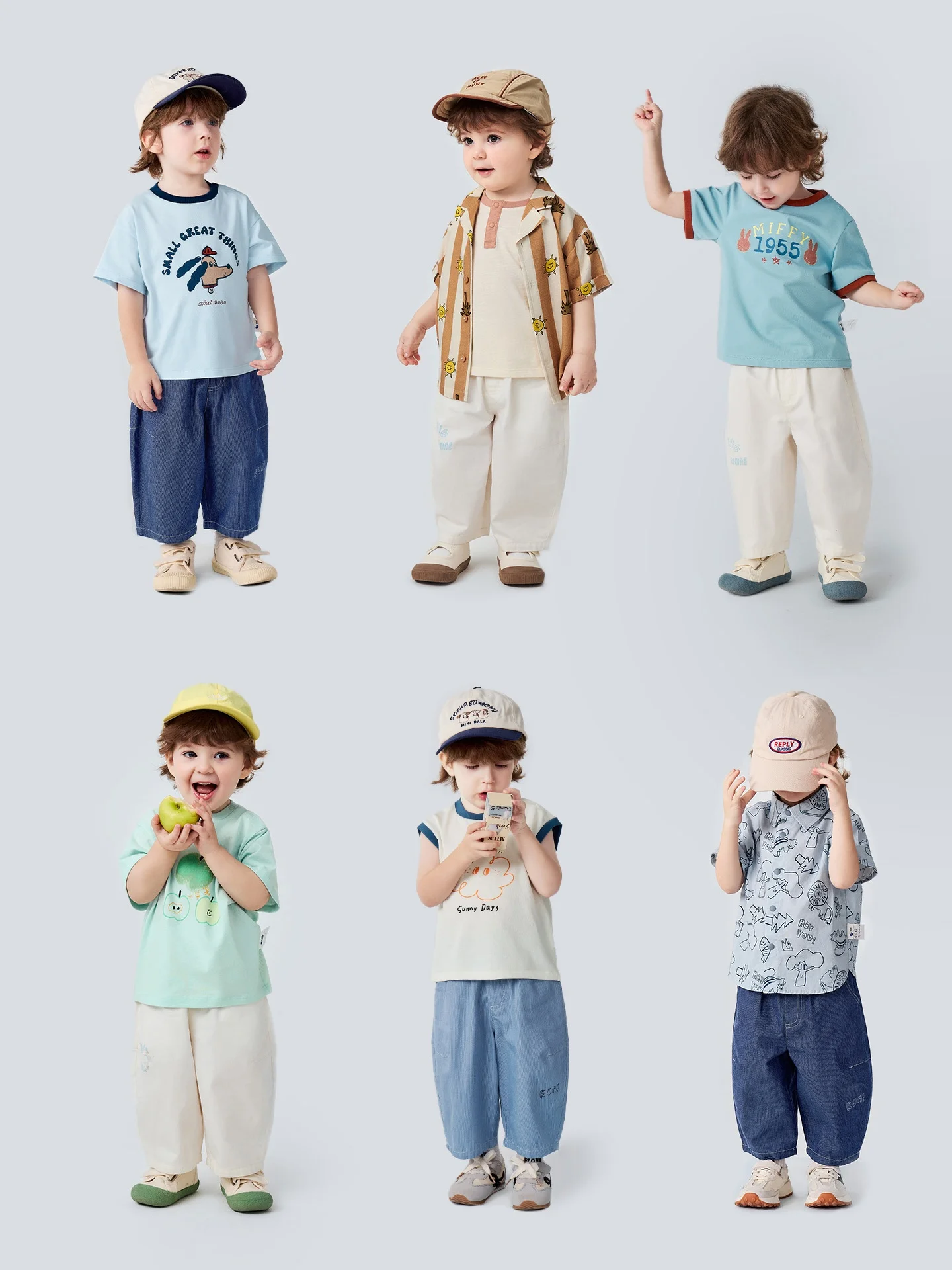 身長130cmの子ども向けミニバランス風デニム調九分丈パンツの選び方