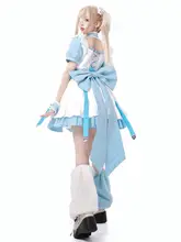 水色の治療室ドレス【アンダーカルチャー風・ワンピース・極上の柔らかさ】（セットアップ対応）