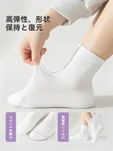 子供用使い捨てソックス【夏用・薄手・吸汗防臭・旅行用・中筒】