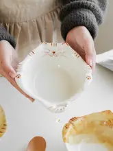 猫のボウル ご飯ボウル サラダボウル 麺ボウル スープボウル 陶器 彩色 かわいい スタイル
