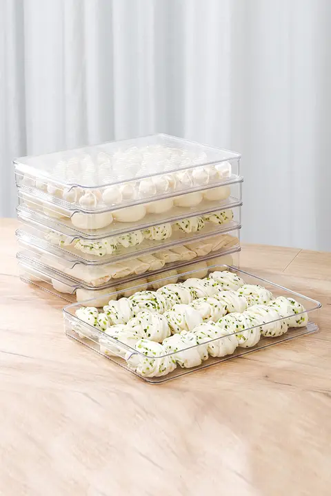 食品用冷凍保存箱【餃子・点心収納・フードグレード・冷蔵庫用】