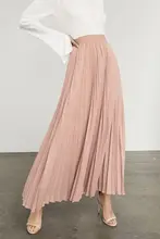 高腰プリーツスカート【春秋向け・ミディ丈・女性用・柔らかい落ち感】（セットアップ対応）