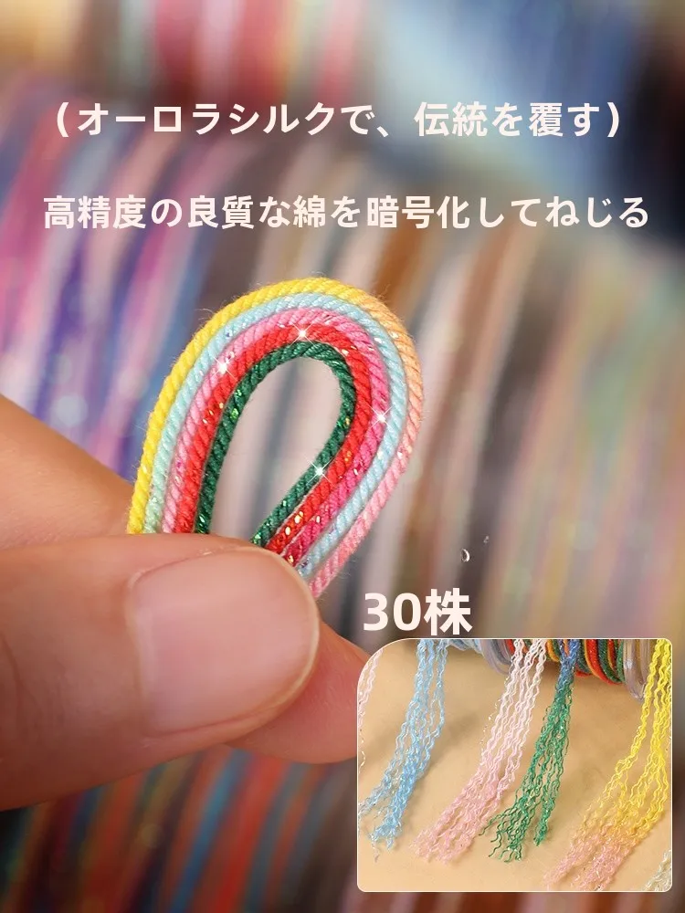 手作りのコットン糸で編まれたタッセルブレスレット：耐久性と色落ち防止の実証データ
