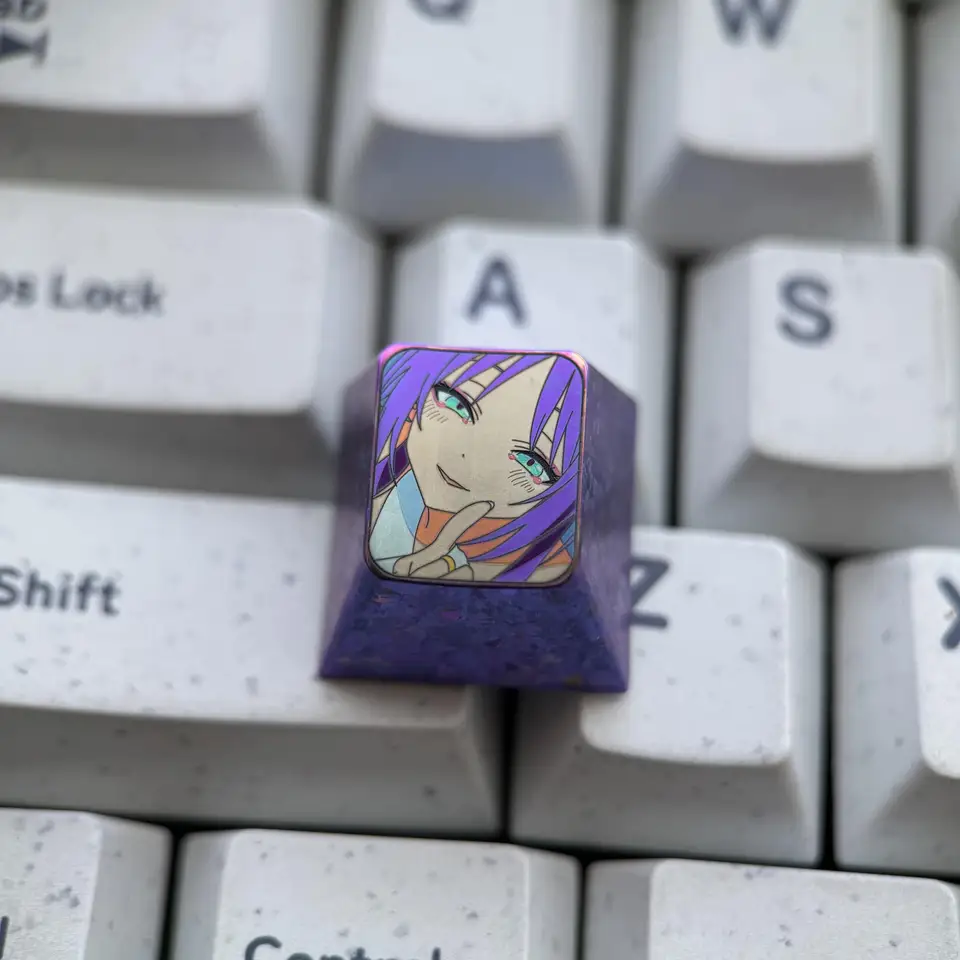 カラフルなESCキー用チタン合金機械式キーボードキーキャップ