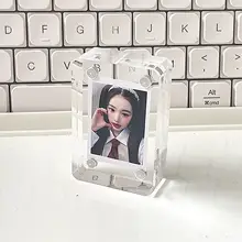 磁吸式ミニカードボード用アクリル角丸フォトフレーム【シンプルデザイン・インスタ用・透明】