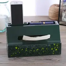 レトロデザインのティッシュボックス【多機能・卓上収納】