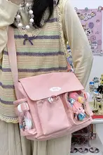 透明なデザインの大容量ショルダーバッグ【二次元・日常使い・肩掛け・斜め掛け】