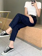 春夏用 ハイウエストルーズフィットデニムパンツ【大きいサイズ・ワイドレッグ・フィット】