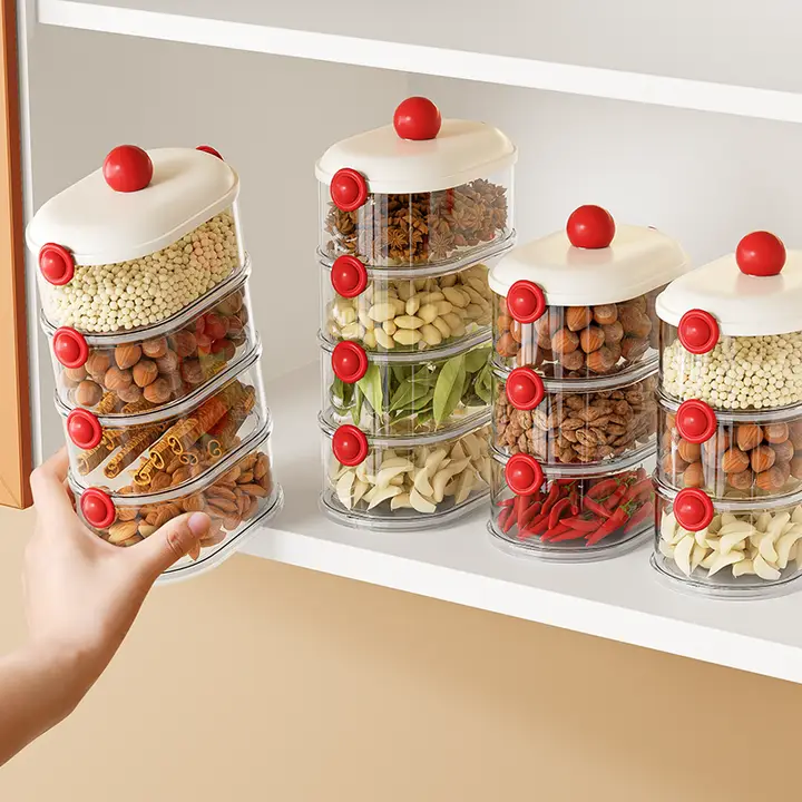 キッチン用調味料収納ボックス【防湿・密閉食品グレード】