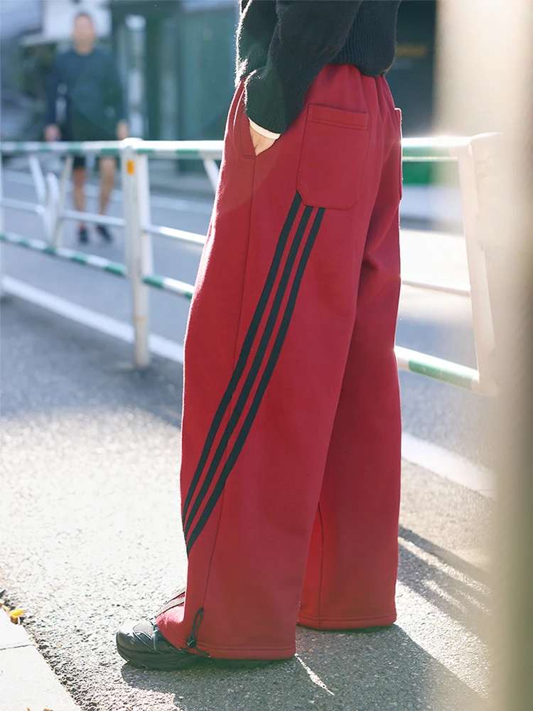 鹿与飞鸟 三色デザインフリーススウェットセット：秋冬通勤とリラクシングシーンに最適なカジュアルウェア