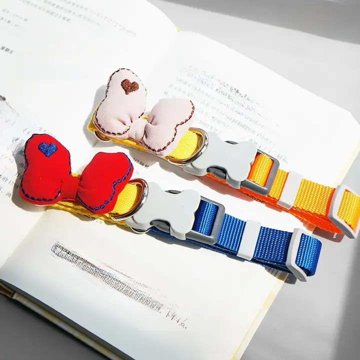 首輪 中小型犬/猫用 リボンデザイン